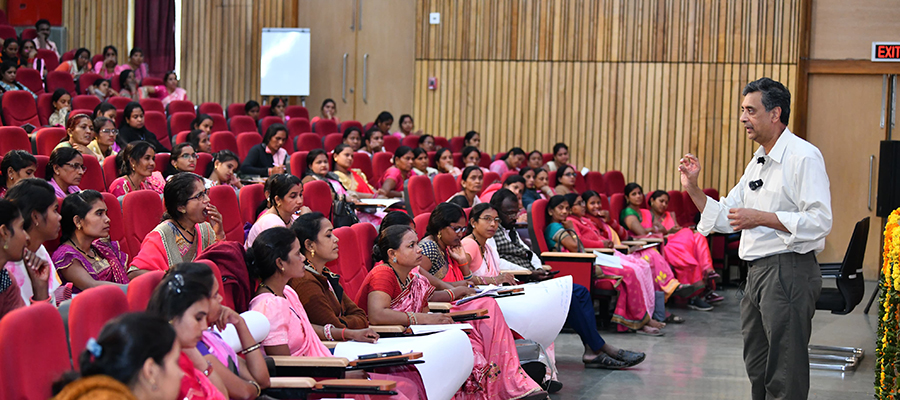 Madhu Viswanathan teaches women educators